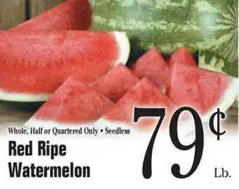 Red Ripe Watermelon
