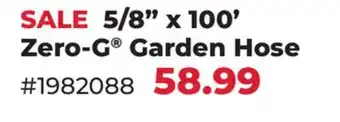 Runnings 5/8 x 100' Zero-G Garden Hose offer