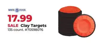 Runnings White Flyer Clay Targets offer