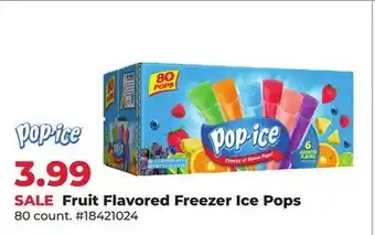 Runnings Pop-Ice Fruit Flavored Freezer Ice Pops offer