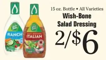 Morton Williams Wish-Bone Salad Dressing offer