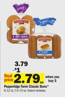 Meijer Pepperidge Farm Classic Buns offer