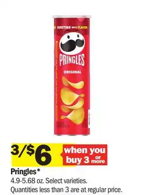 Meijer Pringles offer