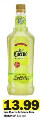 Meijer Jose Cuervo Authentic Lime Margarita offer