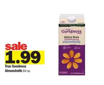 Meijer True Goodness Almondmilk offer