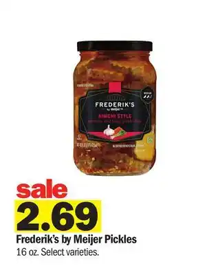 Meijer Frederik's by Meijer Pickles offer