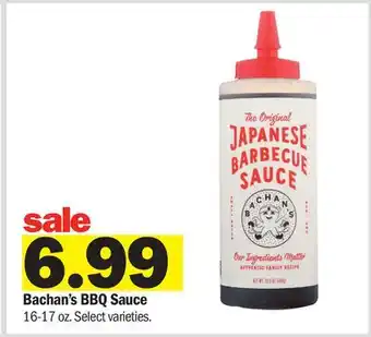 Meijer Bachan's BBQ Sauce offer