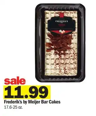 Meijer Frederik's by Meijer Bar Cakes offer