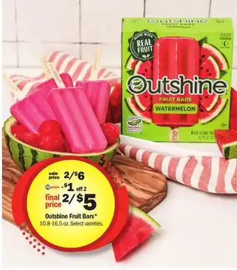 Meijer Outshine Fruit Bars offer