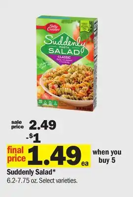 Meijer Suddenly Salad offer