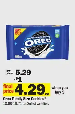 Meijer Oreo Family Size Cookies offer