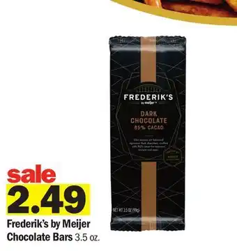 Meijer Frederik's by Meijer Chocolate Bars offer