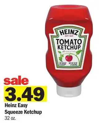 Meijer Heinz Easy Squeeze Ketchup offer