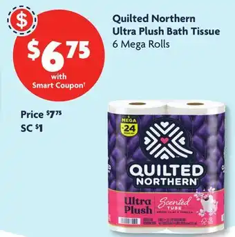 Family Dollar Quilted Northern Ultra Plush Bath Tissue offer