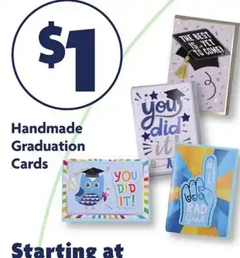 Family Dollar Handmade Graduation Cards offer