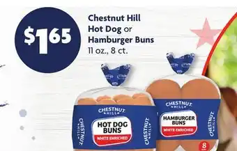 Family Dollar Chestnut Hill Hot Dog or Hamburger Buns offer