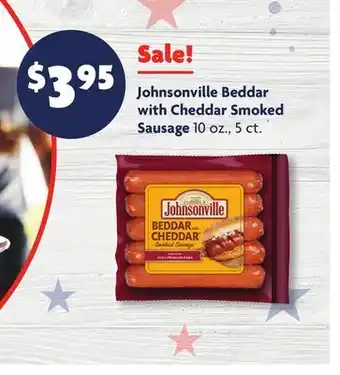Family Dollar Johnsonville Beddar with Cheddar Smoked Sausage offer