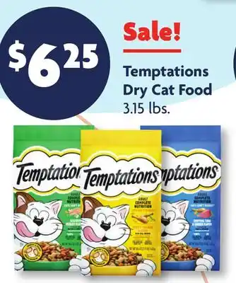 Family Dollar Temptations Dry Cat Food offer