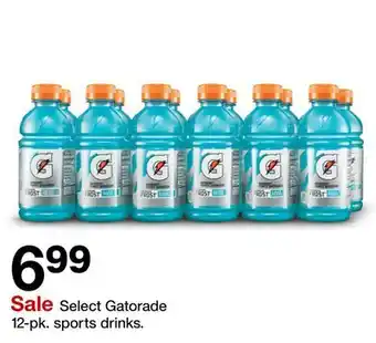 Target Gatorade 12-pk. sports drinks offer