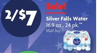 Family Dollar Silver Falls Water offer