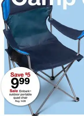 Target Embark outdoor portable quad chair offer