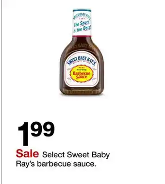 Target Sweet Baby Ray's barbecue sauce offer