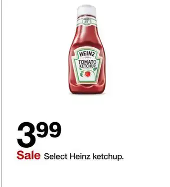 Target Select Heinz ketchup offer