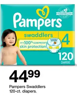 Target Pampers Swaddlers 120-ct. diapers offer