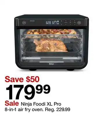 Target Ninja Foodi XL Pro 8-in-1 air fry oven offer