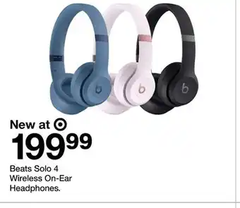 Target Beats Solo 4 Wireless On-Ear Headphones offer