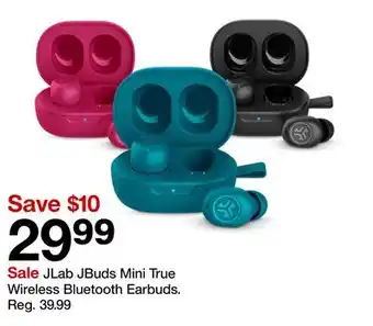 Target JLab JBuds Mini True Wireless Bluetooth Earbuds offer