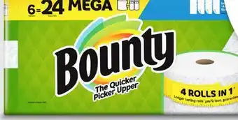 Target Bounty 6-pk. mega roll paper towels offer