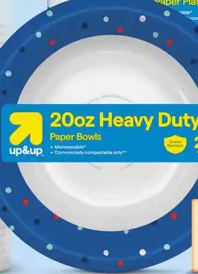 Target up & up 20-ct. 20-oz. bowls offer