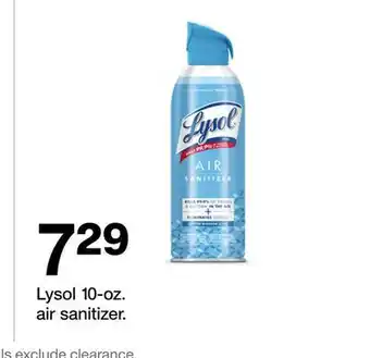 Target Lysol 10-oz. air sanitizer offer