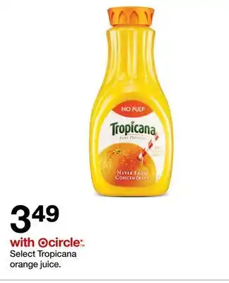 Target Tropicana orange juice offer