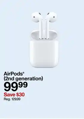 Target AirPods (2nd generation) offer