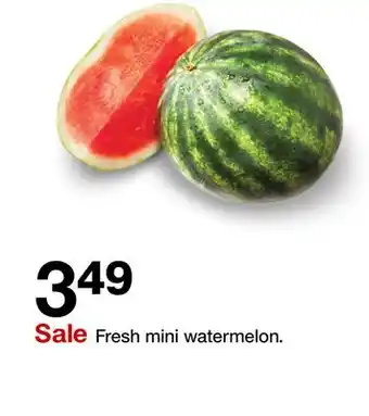 Target Fresh mini watermelon offer