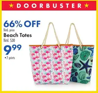 Boscov's Beach Totes offer
