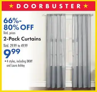 Boscov's 2-Pack Curtains offer