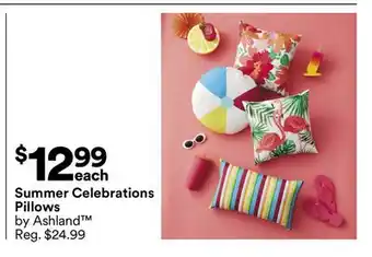 Michaels Summer Celebrations Pillows by Ashland offer