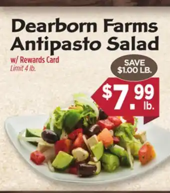 Dearborn Market Dearborn Farms Antipasto Salad offer