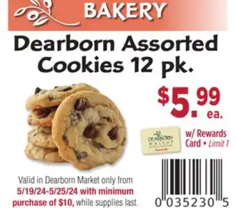 Dearborn Market Dearborn Assorted Cookies offer