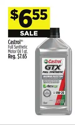 Dollar General Castrol Full Synthetic Motor Oil offer