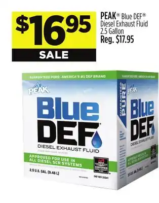 Dollar General PEAK Blue DEF Diesel Exhaust Fluid offer