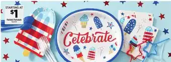 Dollar General Patriotic Partyware offer