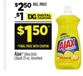 Dollar General Ajax Ultra Dish Liquid offer