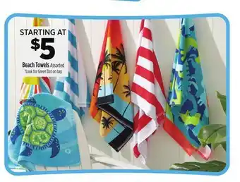 Dollar General Beach Towels offer