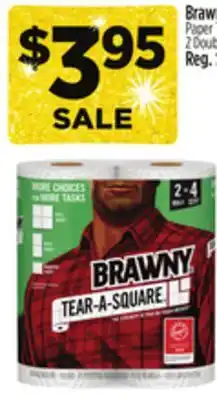 Dollar General Brawny Paper Towels offer