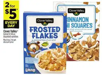 Dollar General Clover Valley Cereal offer