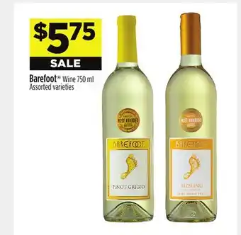 Dollar General Barefoot Wine offer